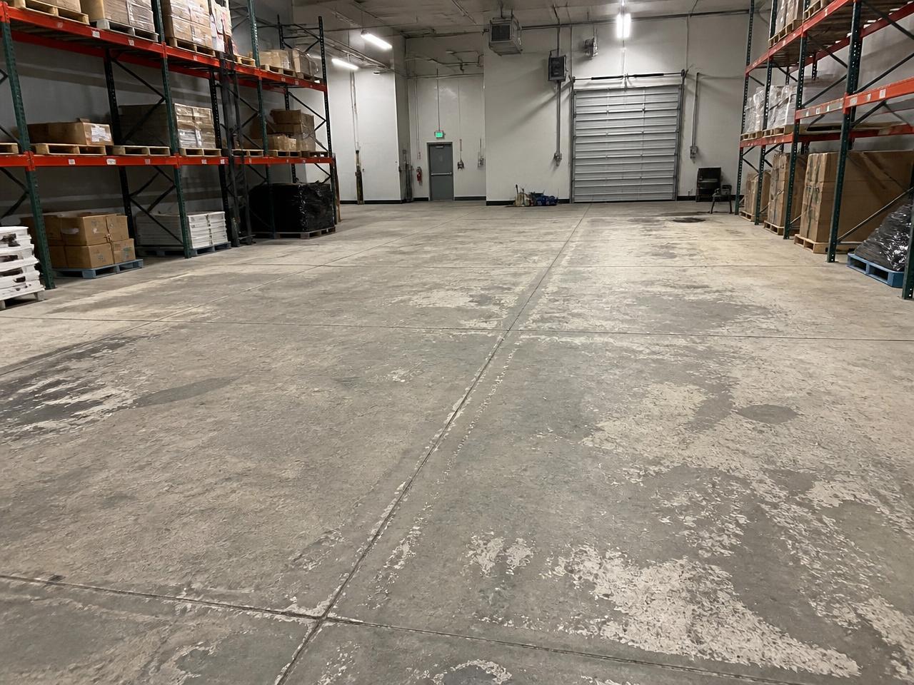 Tan Commercial Warehouse — before epoxy flooring in New Jersey